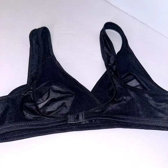 Vintage GELMART Style 2948 Black Wirefree Sheer Nylon Unlined Bralette Bra NWT - Picture 16 of 17
